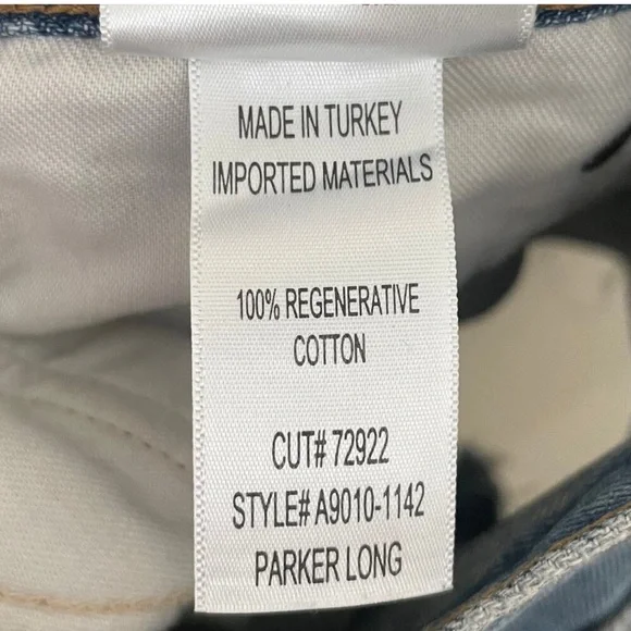 Agolde Parker Long Jean Shorts - Picture 9 of 9